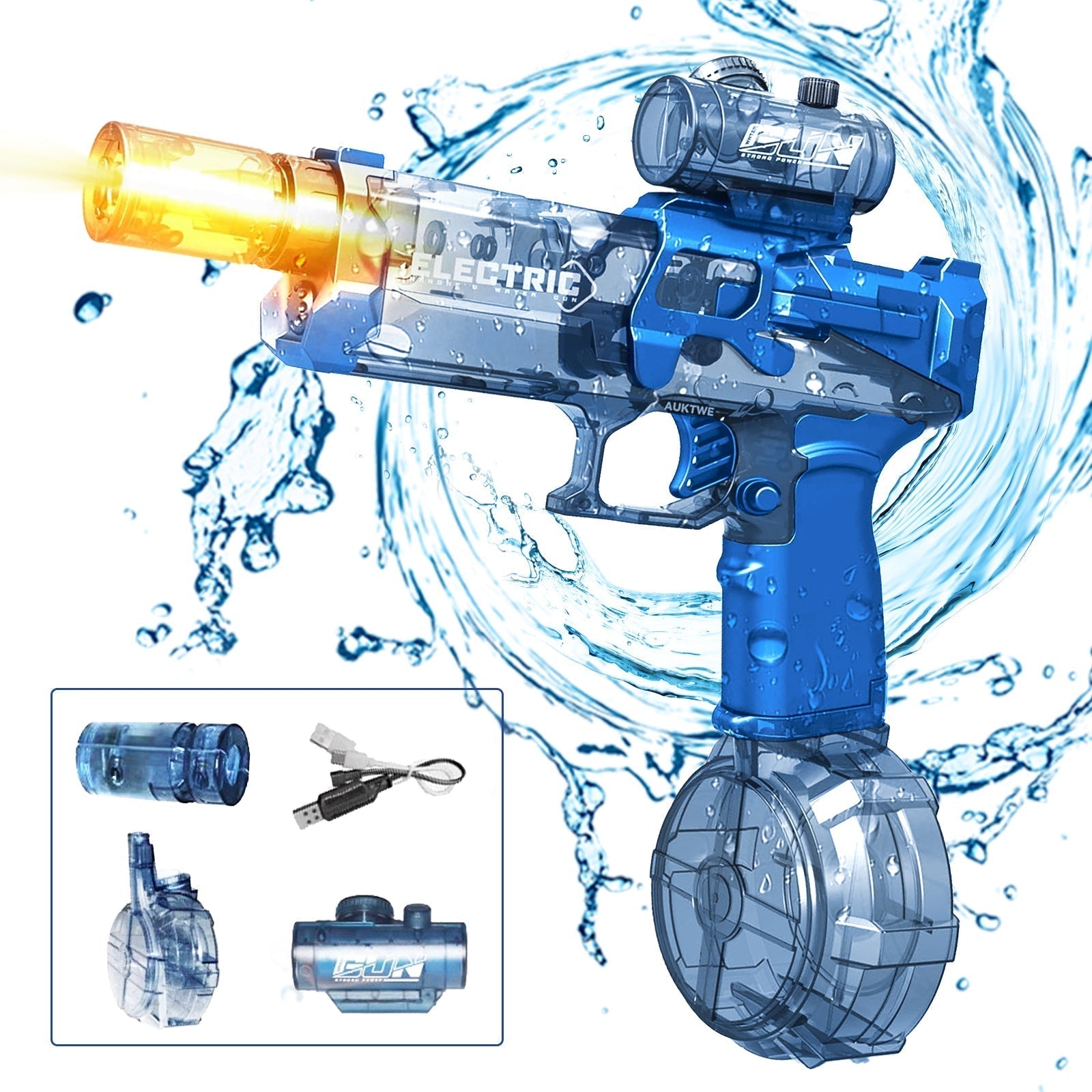 YoPoll High Capacity Pistol for Beach Swimming Toy